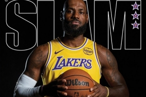 第23年王者归来！湖人球星勒布朗·詹姆斯登上SLAM杂志最新封面