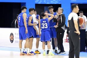 全运U22男篮半决赛-李奕臻18分5板2助 广东U22全运男篮轻取上海队