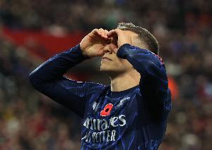 状态火热！特罗萨德近4场均能为枪手直接参与进球，贡献2球2助攻